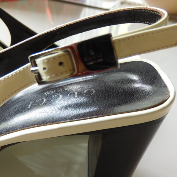 Gucci vintage sandals sz 8 Perfect condition - Picture 8 of 12